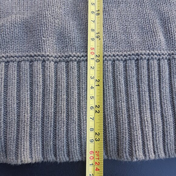 Polo Ralph Lauren SZ M Gray 100% Cotton 2 Button Shawl Collar Men's Sweater - Picture 14 of 14